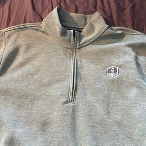 NWT Rich Harvest Farms Golf Course Under Amour Heavyweight 1/4 zip 2XL